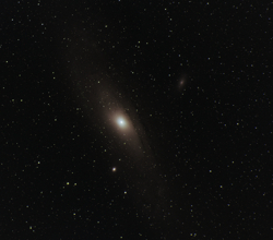 Galaktyka M31. Zdjęcie wykonane teleskopem Meade LX85