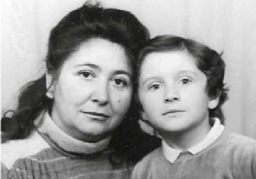 Sławik Kraszennikow z mamą