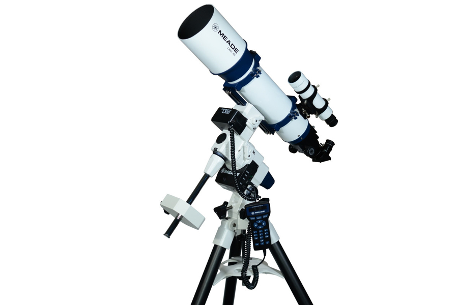 Przykład refraktora. Luneta marki Meade LX85 R5 o średnicy soczewki wynoszącej 120 mm